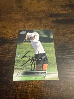2024 Upper Deck Golf Card Stacy Lewis Signed Autograph Lpga - Image 1 of 4