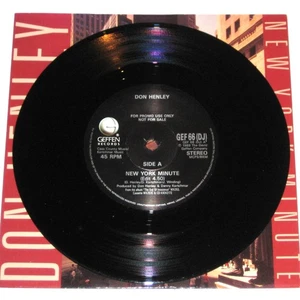 DON HENLEY EAGLES New York Minute 7" UK Geffen DJ Edit Promo 45 1989 89 Radio - Picture 1 of 4