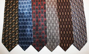 NUEVO Lote de 6 Corbatas de Diseño con Patrones, Kenneth Cole y más L011 - Imagen 1 de 7