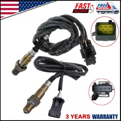 Sensor de oxígeno superior + inferior 2 piezas para Volvo S60 2,4 L 2,5 L L5 turboalimentado 2005-2009 Foto 1 de 4