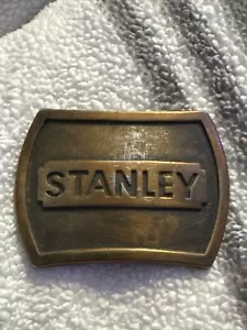 Vintage 1978 Stanley Tools Advertising STEEL Belt Buckle Tools USA - Picture 1 of 2