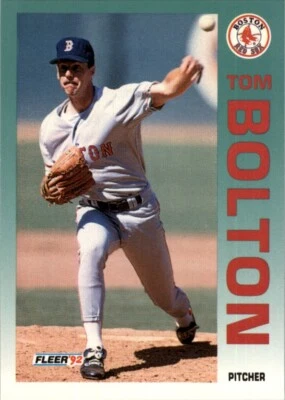 1992 Fleer MLB Tom Bolton #33 - Image 1 of 2