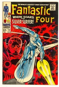 Fantastic Four #72 (1968) Tolles Jack Kirby Silver Surfer Cover! - Bild 1 von 2