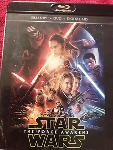 Star Wars Episode VII:The Force Awakens Blu-ray 2 Disc Only - Foto 1 di 4