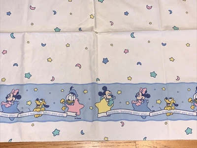 VTG Disney Babies Flannel Mickey Minnie “Twinkle Twinkle” Blanket - Image 1 of 4