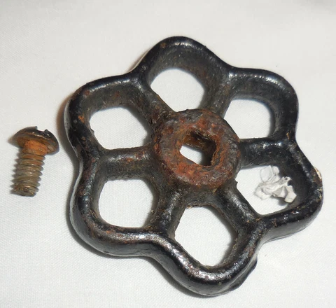 Metal Outdoor Faucet Hose Bib Handle Knob ,steampunk,VTG handle Cover