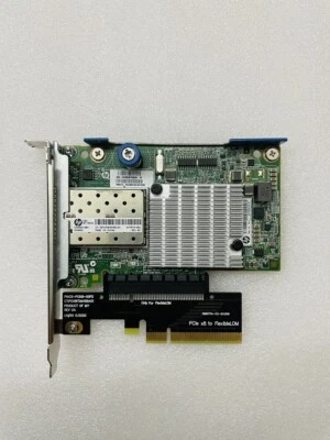 New 647581-B21 HPE 10Gb 2P 530FLR SFP 649869-001 647579-001 & PCIe X8 Riser card - Image 1 of 4