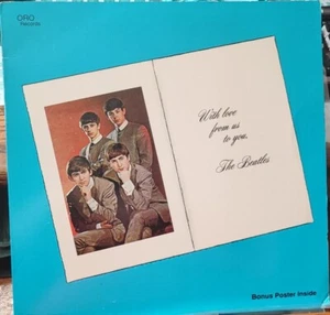 1981 Original Mint Condition "THE BEATLES FROM US TO YOU" LP w/ 3'x2' Poster - Picture 1 of 10