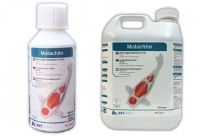 NT Labs Koi Care Malachite 250ml 500ml 1000ml 2500ml Pond Fish Treatment Green - Foto 1 di 1
