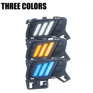 2Pcs For Mazda 6 2006-2015 Front Bumper Fog Lamps LED DRL Daytime Running Light - Picture 1 of 15