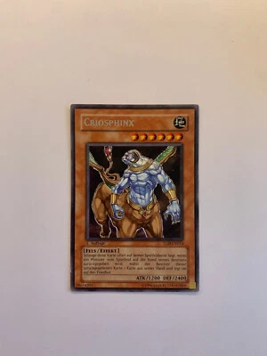 Yugioh Karte: Criosphinx (TLM-DE013) - Rare, Deutsch, Vintage - Bild 1 von 2