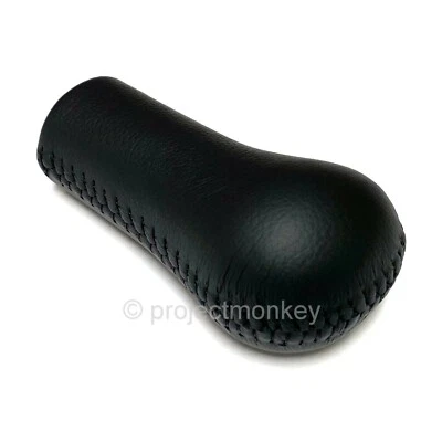 OEM Nissan 32865-70F01 89-98 180SX 240SX Silvia S13 S14 Perilla de cambio de cuero negro Foto 1 de 2