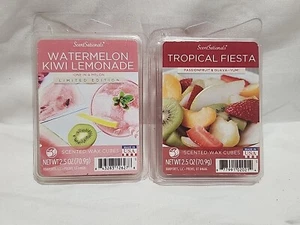 2 ScentSationals Wassermelone Kiwi Limonade & Tropical Fiesta Duftwachswürfel  - Bild 1 von 4