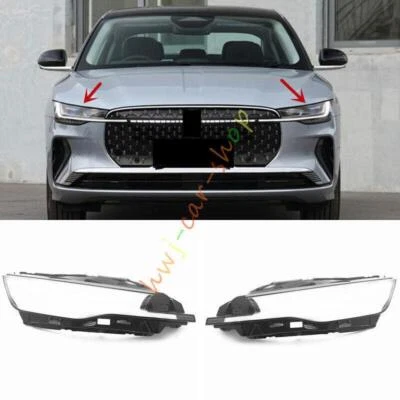 For Lincoln Zephyr 2022 A Pair Headlight Lens Clear Cover + Sealant Glue - Изображение 1 из 4