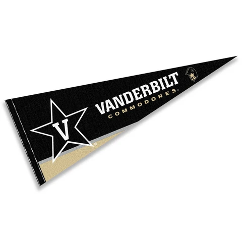 Vanderbilt Commodores Full Size 12 in X 30 in College NCAA Pennant Cover