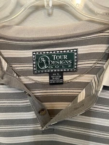 Tour Designs Golf Shirt Polo Men’s Performance Cotton Short Sleeve XL Green - Picture 1 of 8