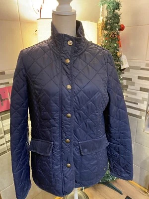 JOULES Navy Women’s Jacket/coat Size 12/14 Zip And Button Up VGC Fox 🦊 Buttons - Image 1 of 4