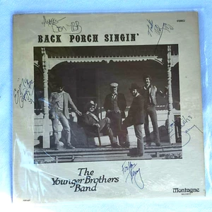 Younger Brothers Band Back Veranda Singin' Country/Americana LP (5 Autogramme) - Bild 1 von 7