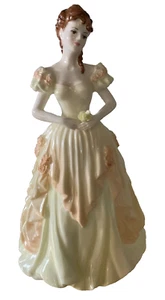 COALPORT LADY DOLL FIGURE KAREN 1996 LADIES OF FASHION  BONE CHINA PERFECT 8.25" - Picture 1 of 7