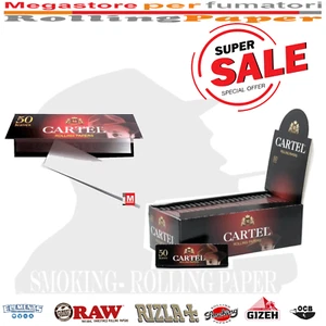Cartine Cartel Red Corte – Rossa – 50 Libretti Singoli Bruciatura Lenta - Zdjęcie 1 z 3
