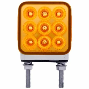 Trux 24 LED 3 pulgadas cuadrado reflector parada, giro, luz marcadora - ámbar y rojo LED - Imagen 1 de 3