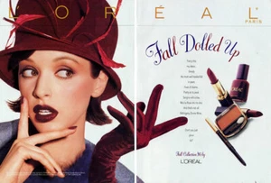 1995 L'oreal Patricia Hartmann Otoño Dolled Up Maquillaje 2 páginas REVISTA ANUNCIO - Imagen 1 de 1