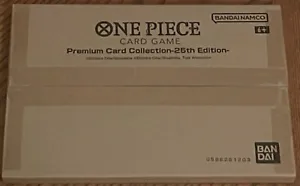 English ONE PIECE 25th Anniversary Premium Card Collection Binder Bandai Namco - Picture 1 of 2
