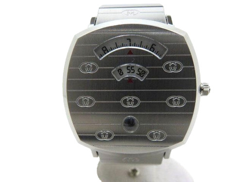 Orologio Gucci Grip YA157410 Unisex Tono Argento PVD Acciaio Inox Quarzo