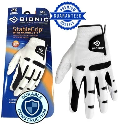 New Bionic USA StableGrip Men's Golf Glove w/ 2X DURABLE ***2-3 Day Ship*** - Image 1 of 4
