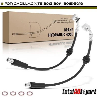 2x Manguera hidráulica de freno para Cadillac XTS 2013 2014 2015-2019 delantera izquierda y derecha Foto 1 de 4