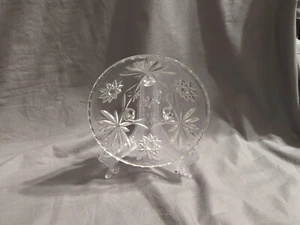 1960s Anchor Hocking "Star of David"  Glass 3-Footed Bowl,  6 5/8" D - PRE-OWNED - Picture 1 of 11