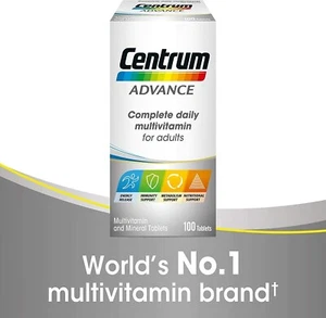 Multivitamínico diario Centrum Advance | metabolismo inmune de bienestar - tabletas - Imagen 1 de 9