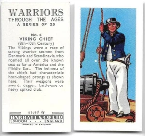 Barratt & Co - Warriors Through The Ages - 1962 -Choose From Drop Down List (GF) - Picture 1 of 1