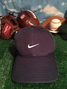 NIKE BUICK GOLF TIGER WOODS NAVY BLUE ADJUSTABLE BASEBALL HAT CAP H35 - Picture 1 of 4