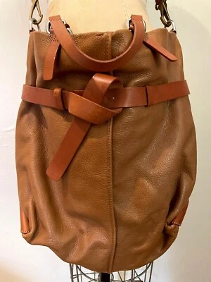 CHRISTOPHER KON*¡BONITO!!BOLSO BANDOLERA MONEDERO CUERO GRANULADO MARRÓN COÑAC Foto 1 de 4