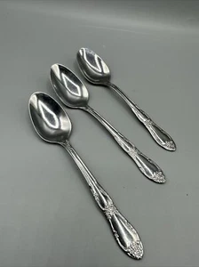 Oneida Ltd Stainless Fenway Daydream Wm A Rogers Flatware 3 Spoons Replacements - Picture 1 of 7