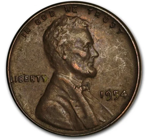 1954 P Lincoln Wheat  Cent Collectible Coin G-F (PLEASE READ DESCRIPTION) Cover