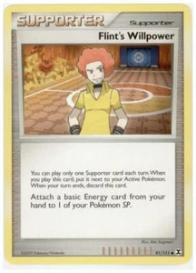 2x (pok-RR-091) Flint's Willpower (U) Pokemon Rising Rivals Card # 91 - Picture 1 of 1