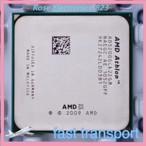 Dual-core CPU AMD Athlon X2 5200+ 2000 MHz Processor 2.3 GHz 2000MHz Socket AM3 - Picture 1 of 2