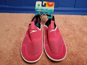 Speedo Surf Strider Water Shoes Girls Swim Shoes Pink Size Sz Small 11-12 NWT - Picture 1 of 5
