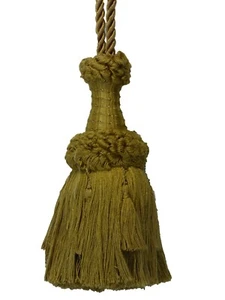 Conso Empress Collection 22011 E16 CAMEL BROWN Decorative 6" Tassel 4" Loop Cord - Picture 1 of 1
