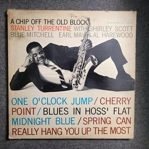 STANLEY TURRENTINE - A CHIP OFF THE OLD BLOCK - BLUE NOTE VINYL LP ALBUM - Picture 1 of 4