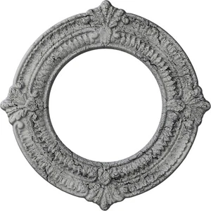 Ekena Millwork CM11BNUWC Benson Ceiling Medallion, 11 1/8"OD x 6 1/8"ID x 5/8... - Picture 1 of 12
