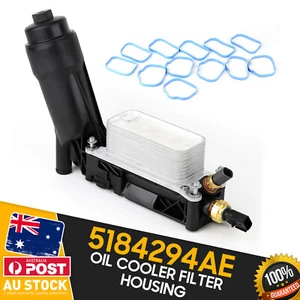 Oil Cooler & Filter Housing For 2011-2013 Chrysler 300 Jeep Dodge Ram 3.6L - Picture 1 of 9