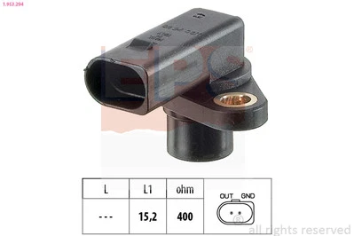 EPS 1.953.294 Sensor, crankshaft pulse for SKODA - Image 1 of 3