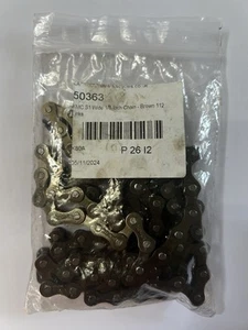 KMC S1 Wide 1/8 Inch Chain - Brown 112 Links - Brand new - Picture 1 of 2
