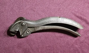 ANTIQUE TAINTOR MFG POSITIVE No7 SAW SET U.S.A TOOL HAND TOOTH SETTING PLIERS - Picture 1 of 5