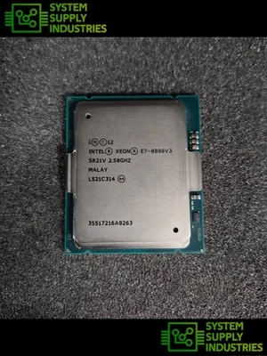 Intel Xeon E7-8890 V3 SR21V 2.50 GHz 18 Core 45MB L3 Cache CPU Processor 165w - Image 1 of 2