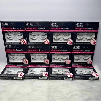 Ardell Magnetic Lashes Lot Of 12 Pairs W/ Applicators NEW  Accent 002 & Wispies - Image 1 of 4