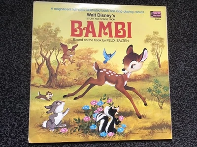 WALT DISNEY'S STORY OF BAMBI 1969 USA PRESS WITH BOOKLET NEAR MINT CONDITION - Image 1 of 4